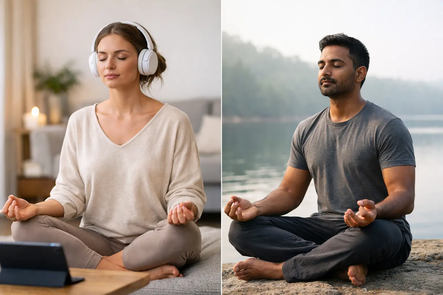 Guided Meditation vs Self Meditation